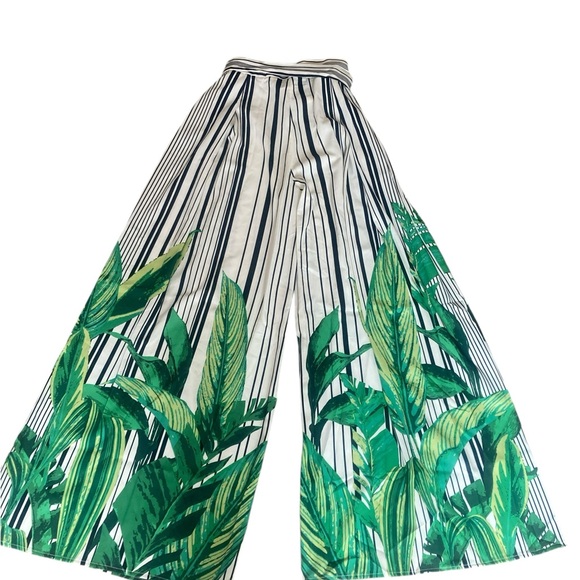 Jealous Tomato Palazzo Pants-Sz L- Amazing print- NWOT! - Picture 2 of 5